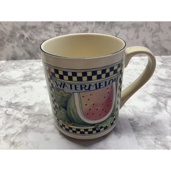 "Harvest Fair" collection by designer Susan Winget - Set of 3 different mugs - Picture 7 of 7